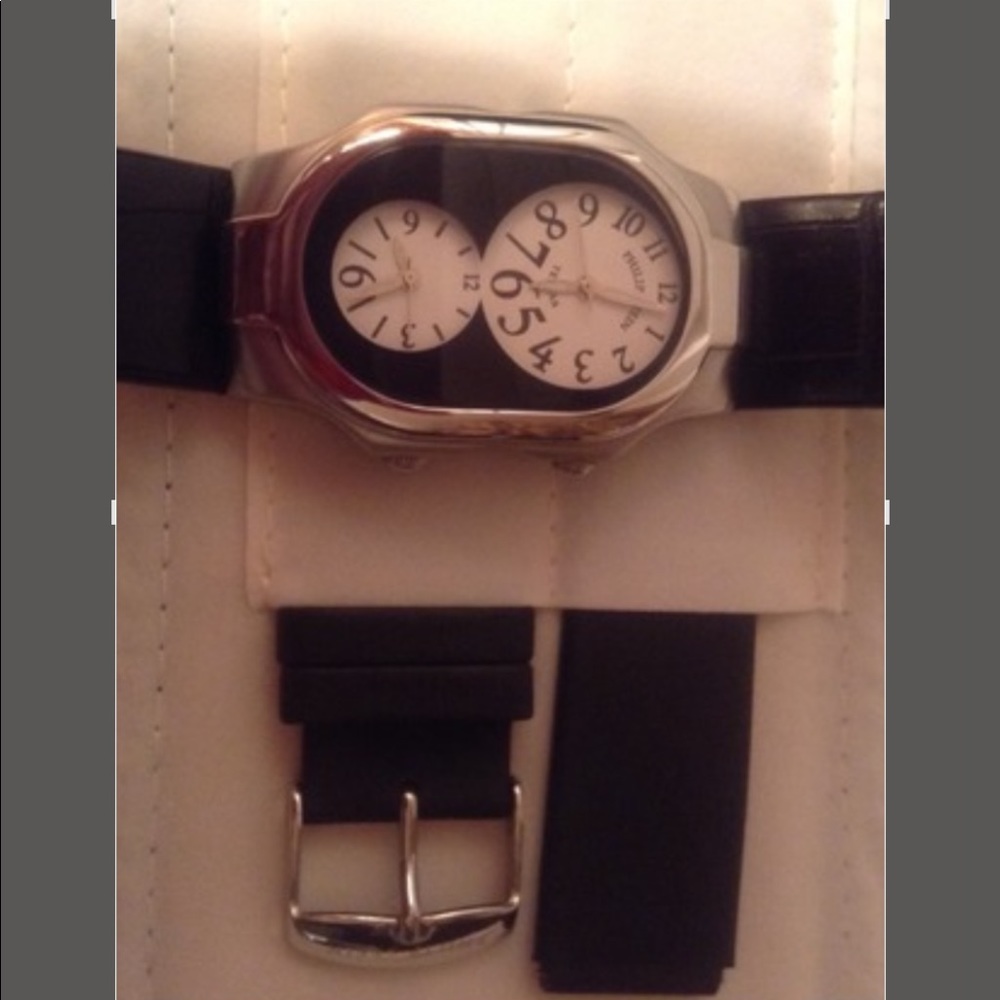 PHILIP STEIN TESLAR WATCH❤️❤️great for travel./RED
